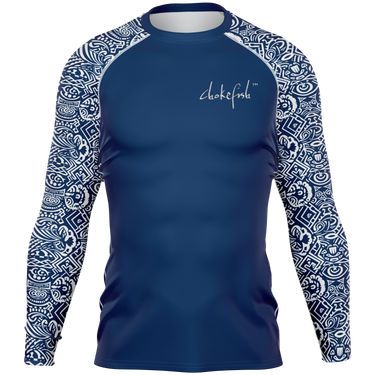 Chokefish™ Long Sleeve Rashguard Maori Men's Shirt-001